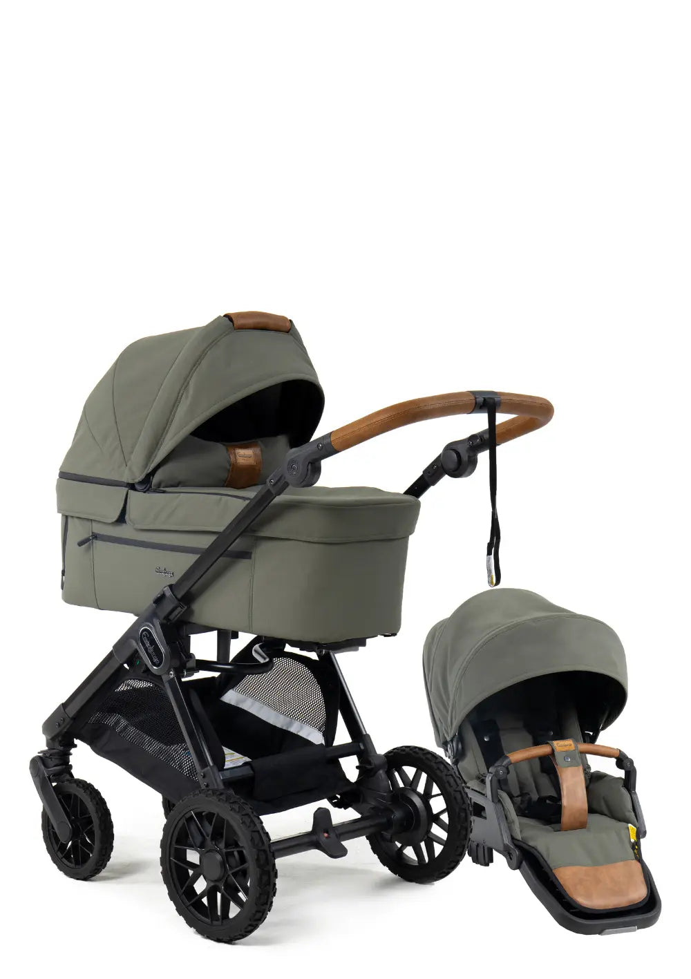 Emmaljunga Kinderwagen 'SENTO FLAT+' Outdoor Green
