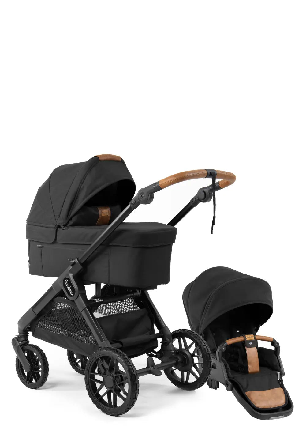Emmaljunga Kinderwagen-Set 'SENTO MAX FLAT+' Outdoor Black