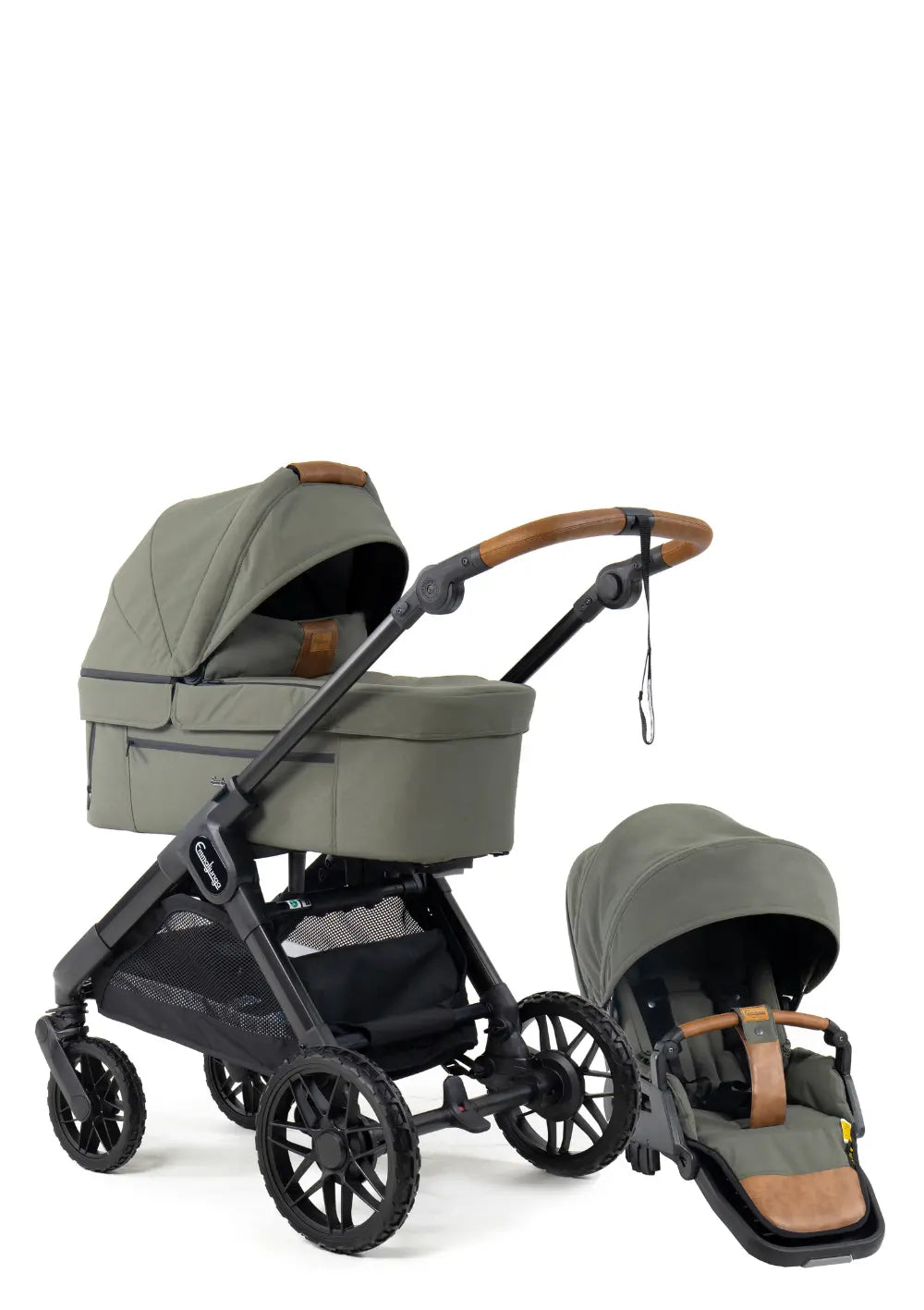 Emmaljunga Kinderwagen-Set 'SENTO MAX FLAT+' Outdoor Green