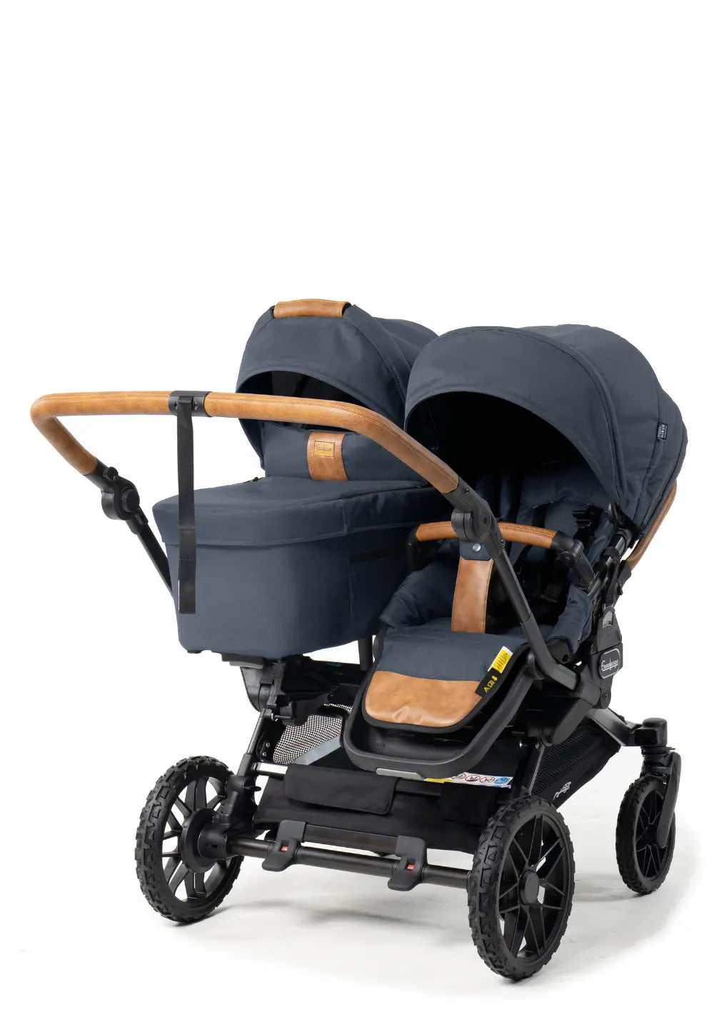 Emmaljunga 'Double SENTO ERGO+' Outdoor Navy