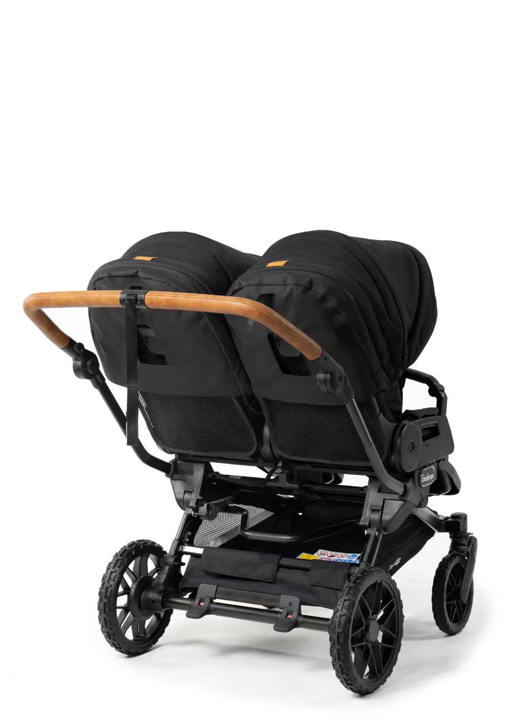 Emmaljunga 'Double SENTO FLAT+' Outdoor Black