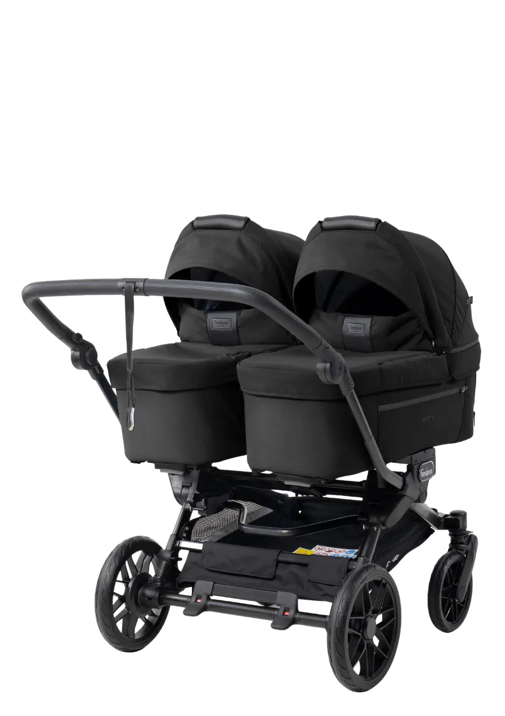 Emmaljunga 'Double SENTO FLAT+' Urban Black