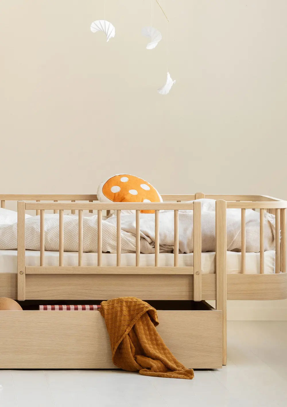 Oliver Furniture Bettschublade und Bettgitter für 'Wood Original' Eiche