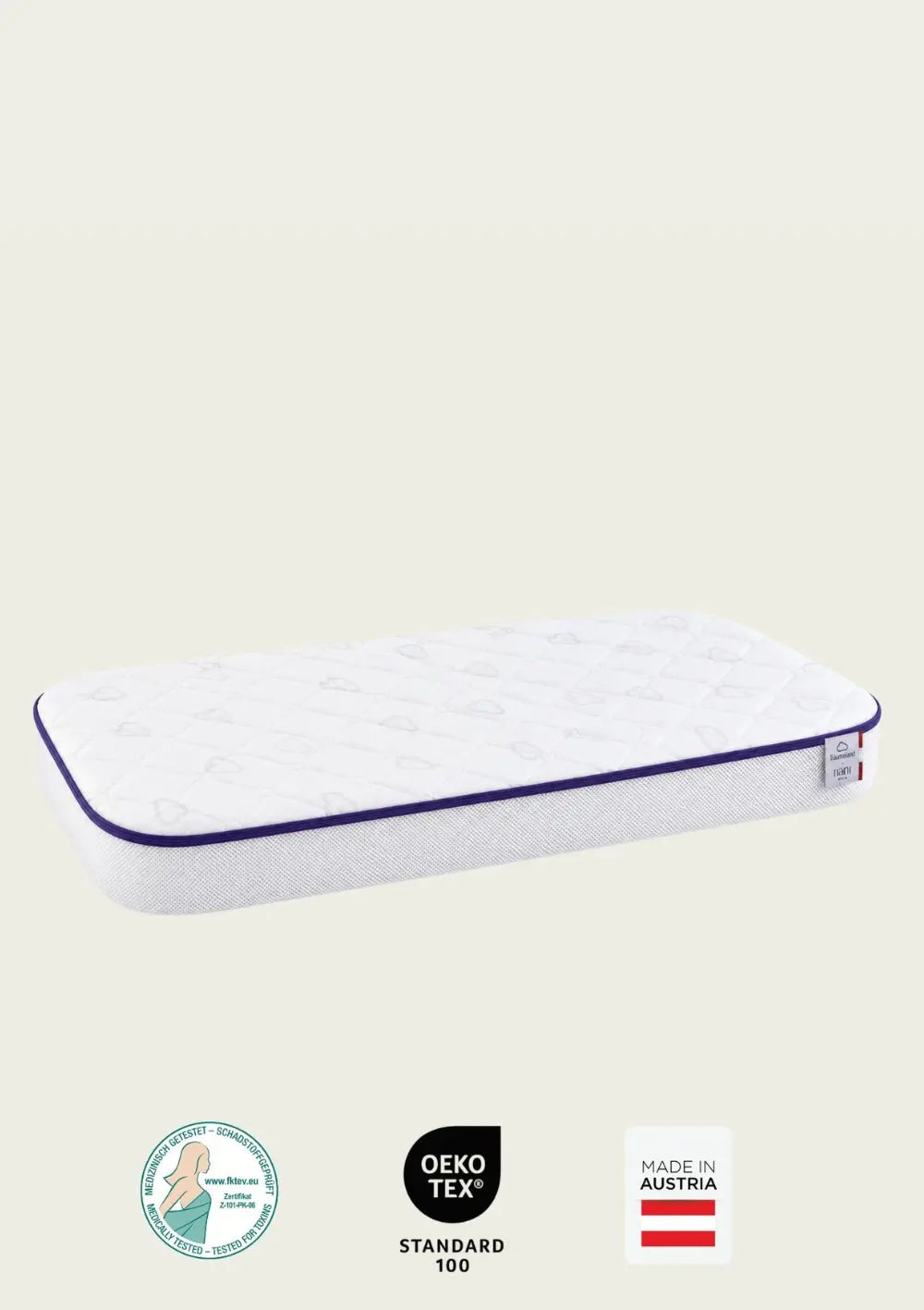 Nani Berlin x Träumeland Matratze 'Polarstern' für 4-in-1 Babybett