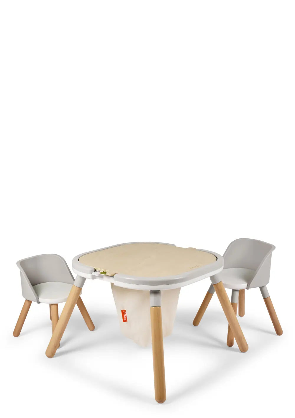 Funzy Spieltisch & Stühle Set Graphit Grau