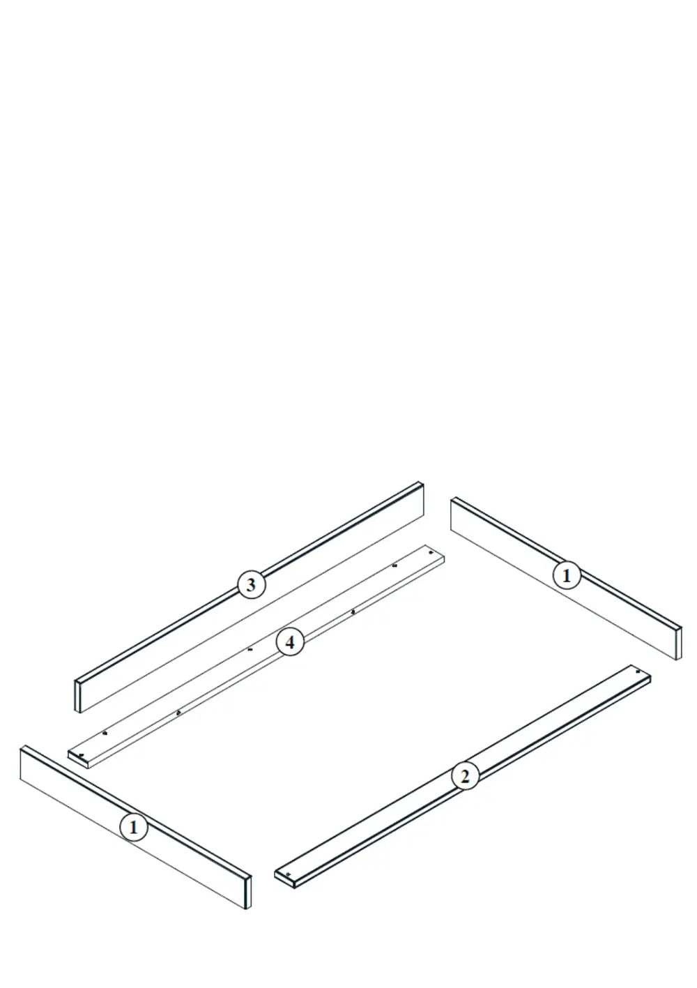 Einzelelemente Wickelaufsatz XL für Kommode 'Kyo'