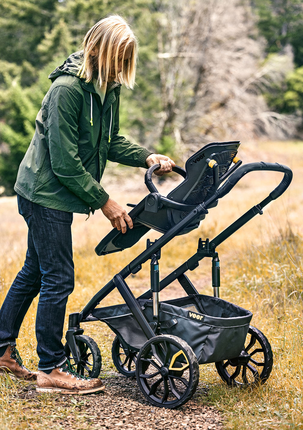 veer Switchback Kinderwagen Switch&Roll dunkelgrau / schwarz