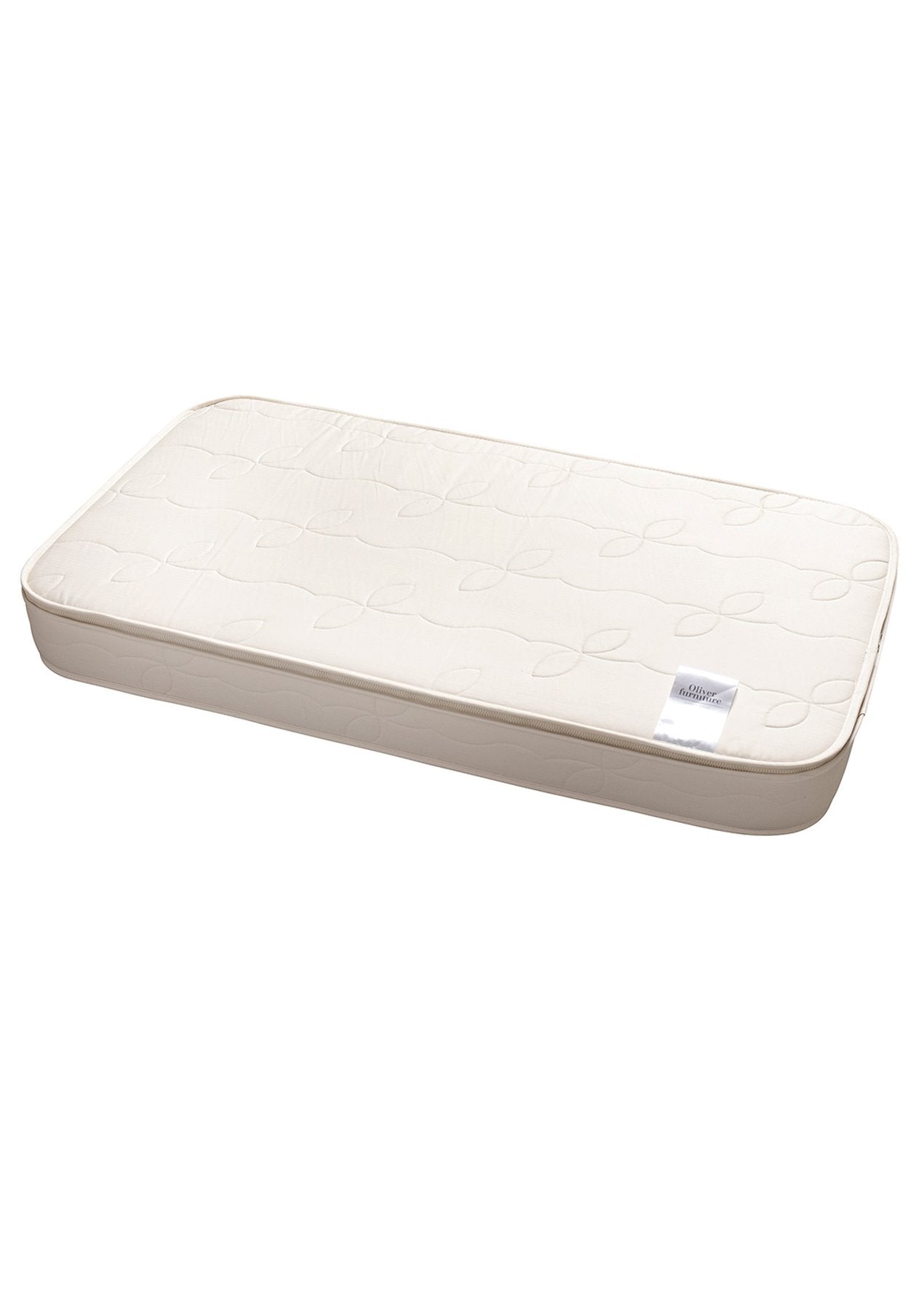 Babybett 'Wood Mini+' Weiß / Eiche 122-162 x 68 cm