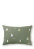 Besticktes Kissen 'Cinna' Sailboats