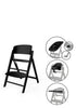 Hochstuhl 'Click & Fold'  4-in-1 Set Stunning Black