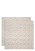 2er-Set Mulltücher Retro Flowers 115 x 115 cm