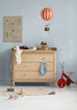 (Wickel-)Kommode 'Wood' 3 Schubladen Eiche