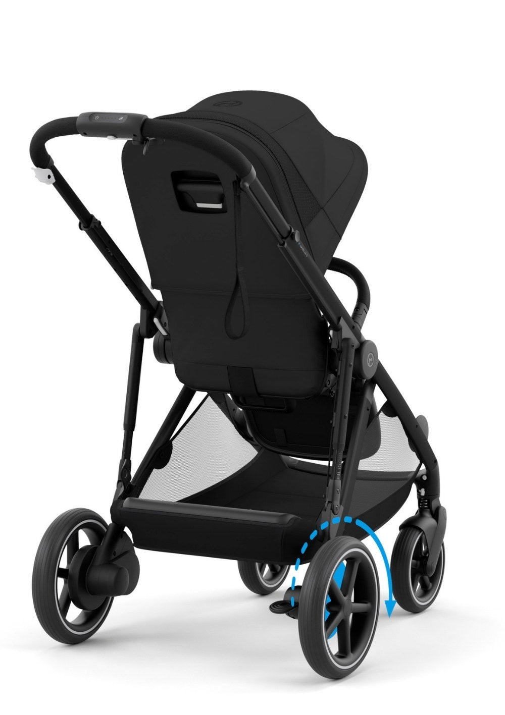 Kinderwagen 'e-Gazelle S' Black / Moon Black