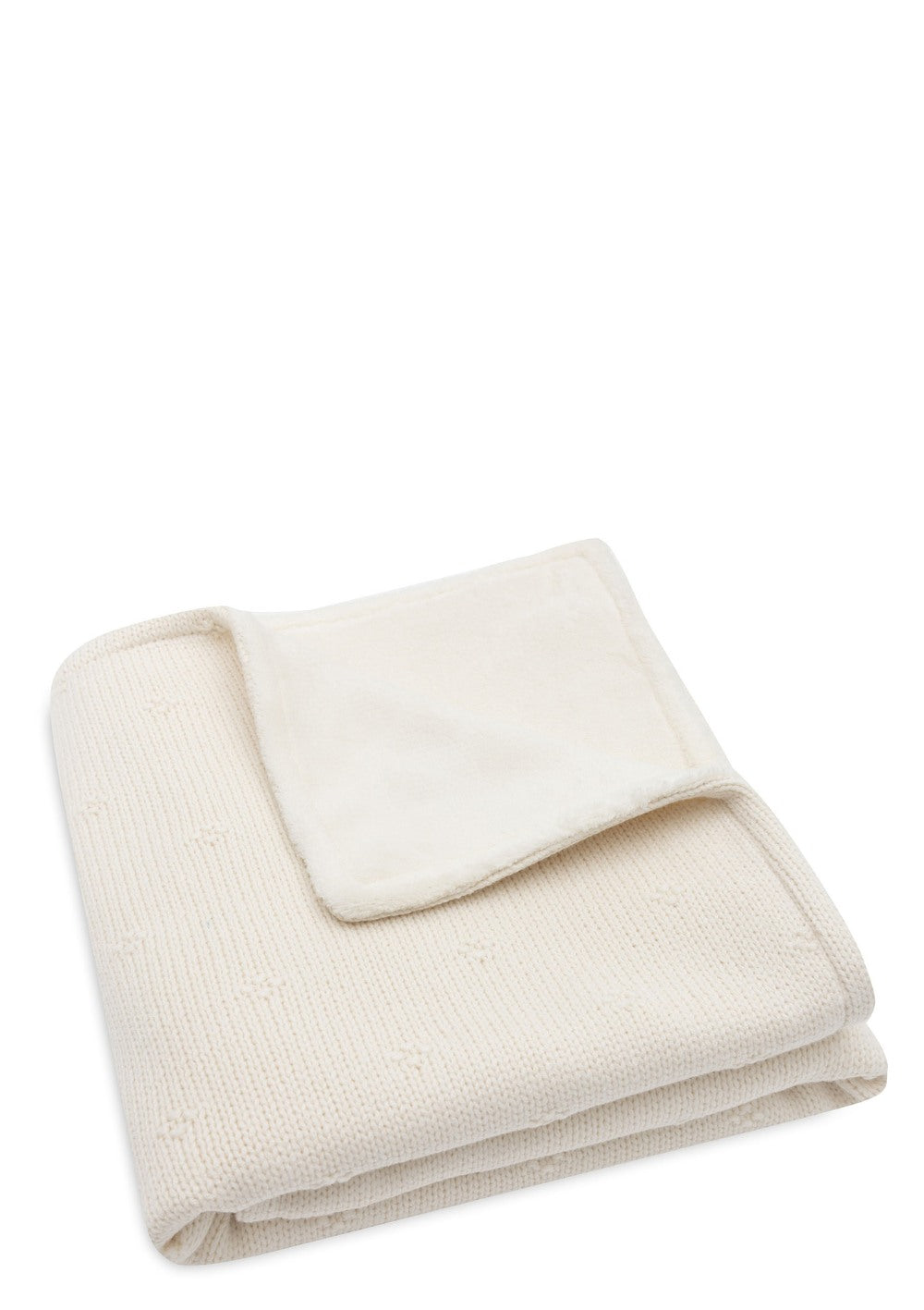 Decke  Wiege 'Cosy Knit' Ivory 100 x 75 cm