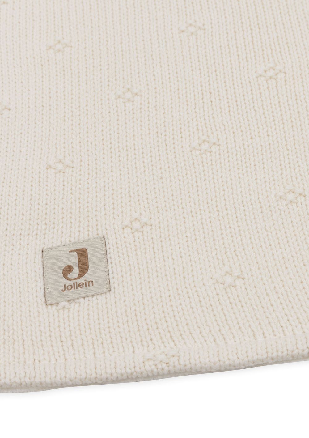 Decke  Wiege 'Cosy Knit' Ivory 100 x 75 cm