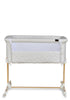 Beistellbett 'Side by Side' Natural Quilted Clay 84 x 50 cm