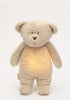Einschlaf-Teddybär mit Licht 'Organic Humming Bear 2.0' sand natur