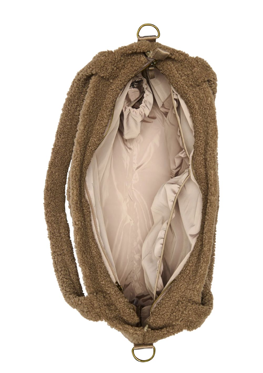 Studio Noos Wickeltasche 'Teddy Diaper Bag' Brown Hearts 
