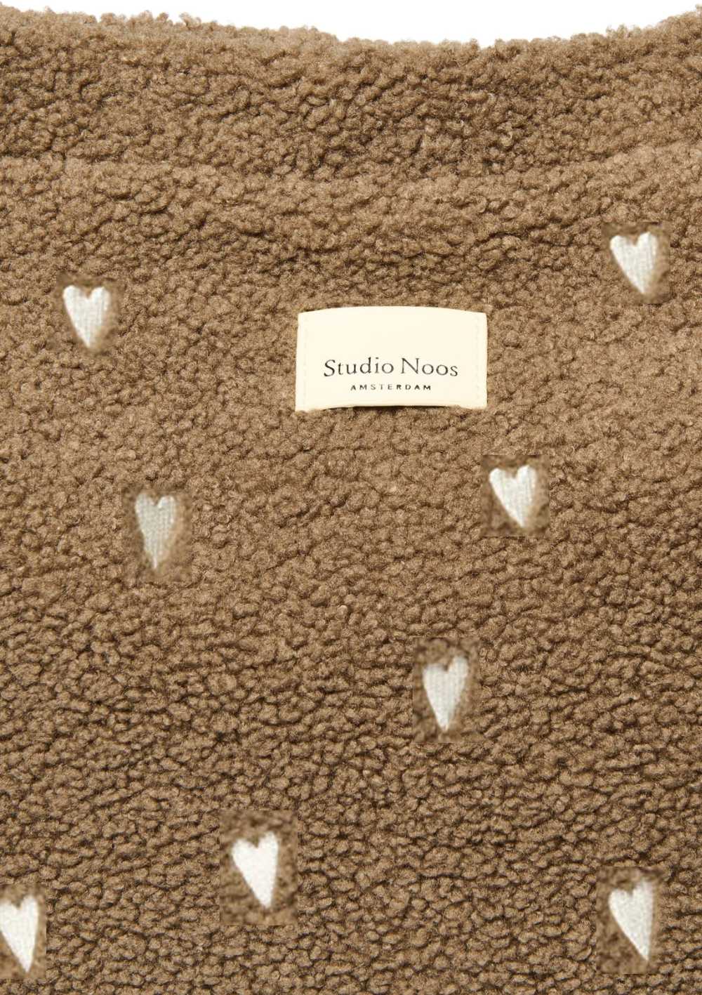 Studio Noos Wickeltasche 'Teddy Diaper Bag' Brown Hearts 