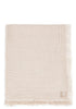 Musselin Decke Wiege 'Fringe Stripe' Biscuit 100 x 75 cm