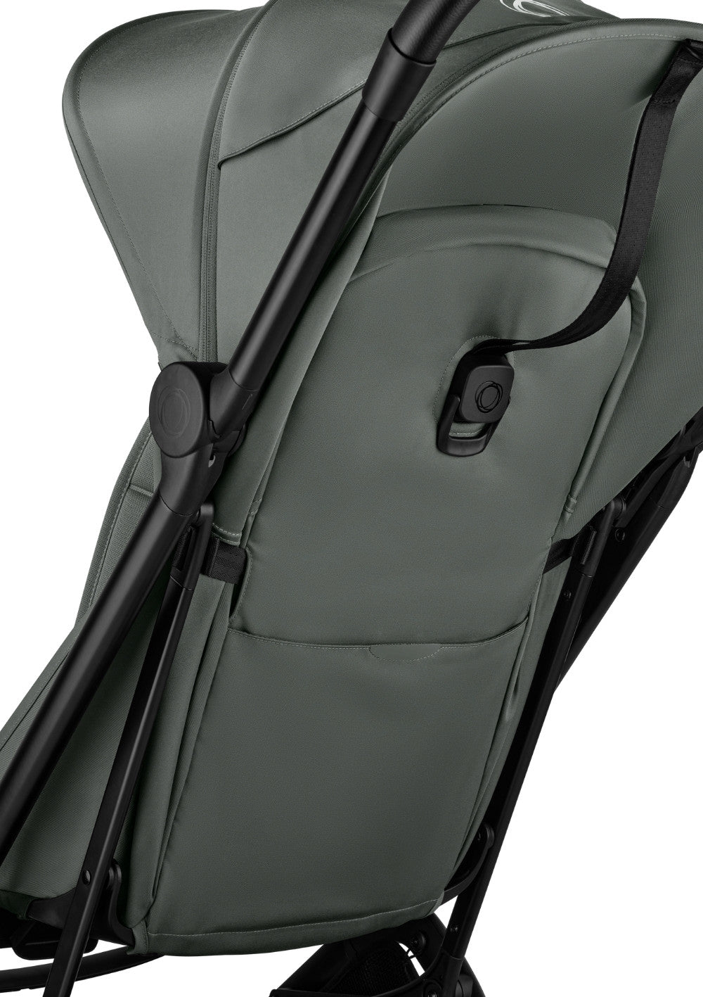 Bugaboo Buggy 'Butterfly 2' Waldgrün – Nahansicht Aufbewahrungstasche am Sitz