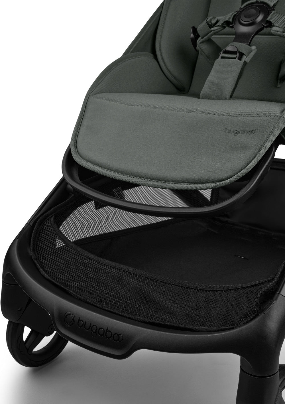 Bugaboo Buggy 'Butterfly 2' Waldgrün – Nahansicht Fußstütze