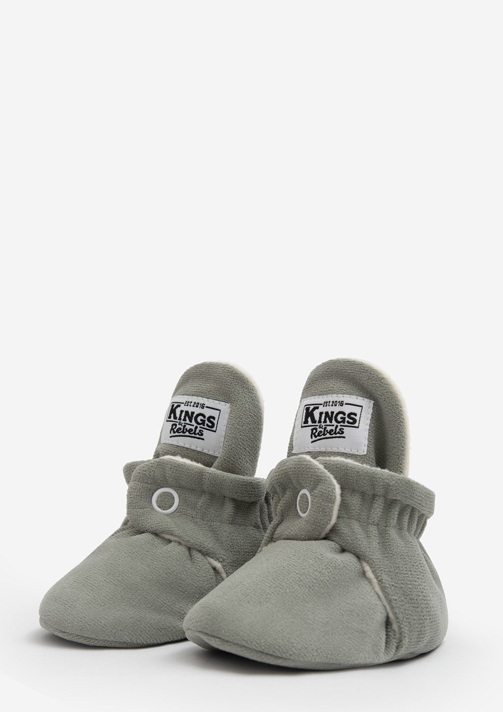 Kings&Rebels Baby Booties Gamuza Stone  Newborn - 6 Monate