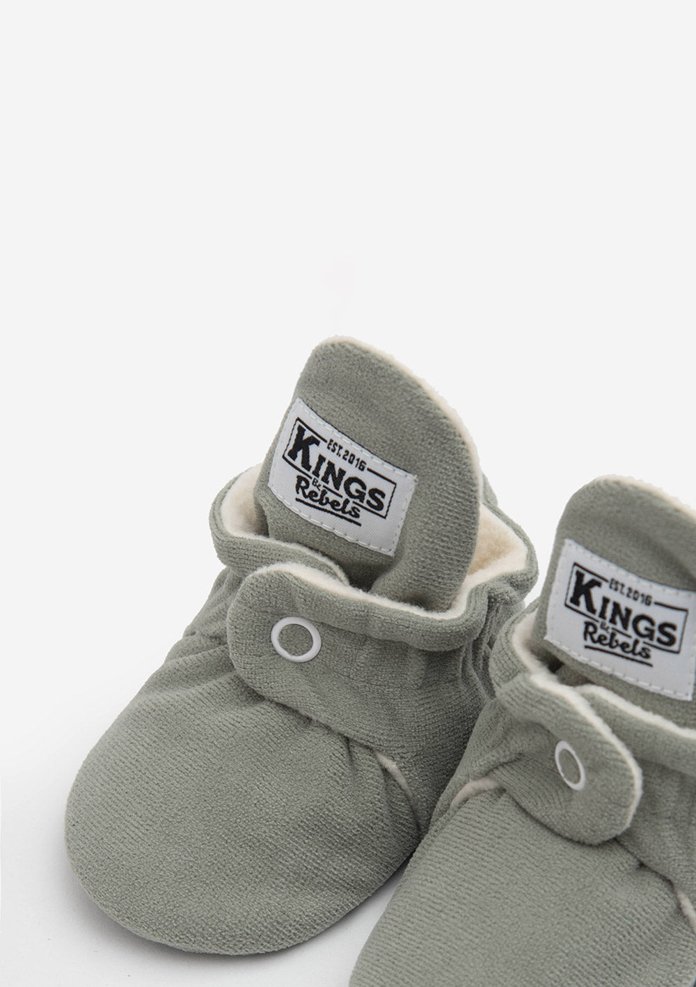 Kings&Rebels Baby Booties Gamuza Stone  Newborn - 6 Monate