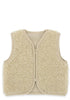 Merino Teddy Weste Essential Beige