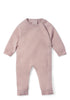 Cashmere Strampler dusty mauve