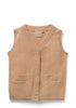 Cashmere Weste tan