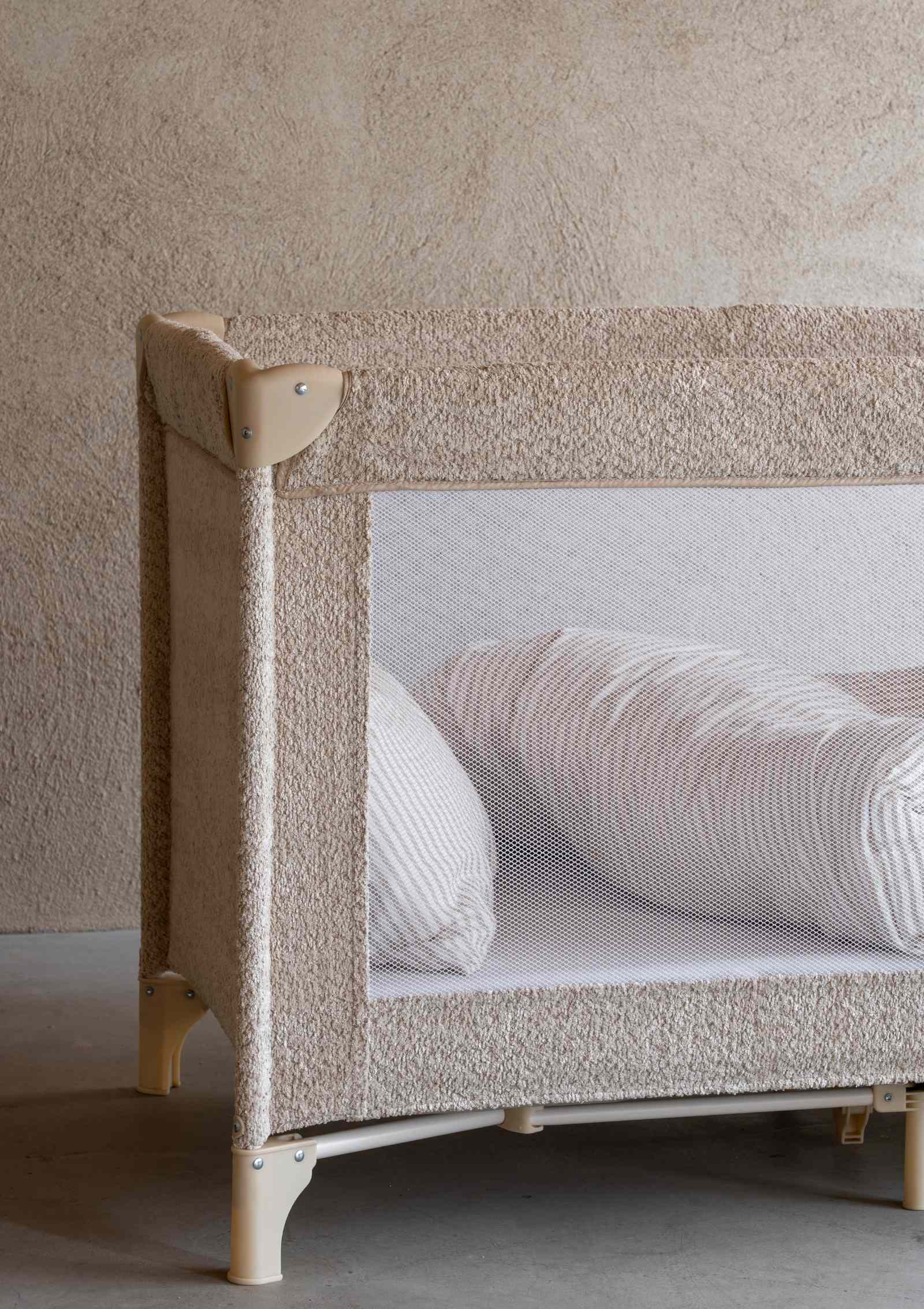 Quax Reisebett  Bouclé  Sheep 120x 60 cm