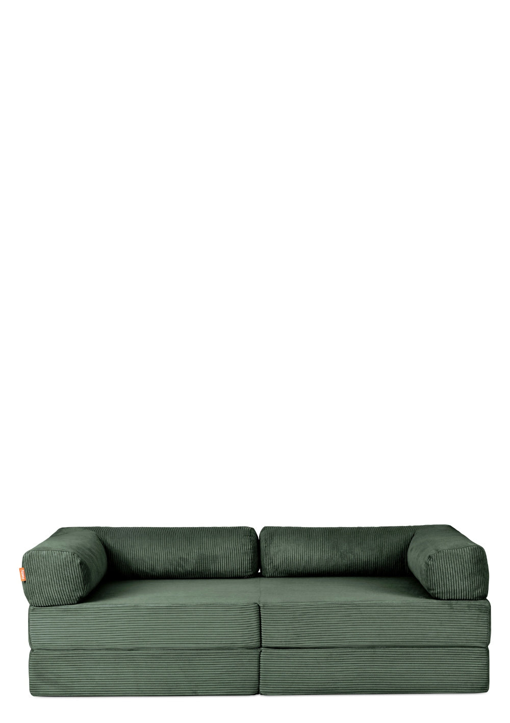 Funzy Family Sofa Cord Tannen Grün