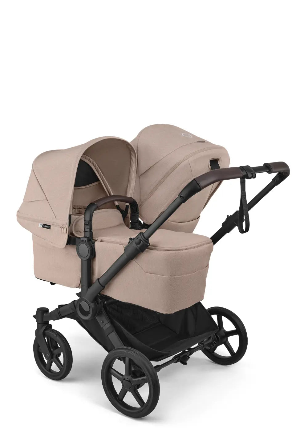 Bugaboo Geschwisterwagen 'Donkey 6 Duo' Desert Taupe Mélange