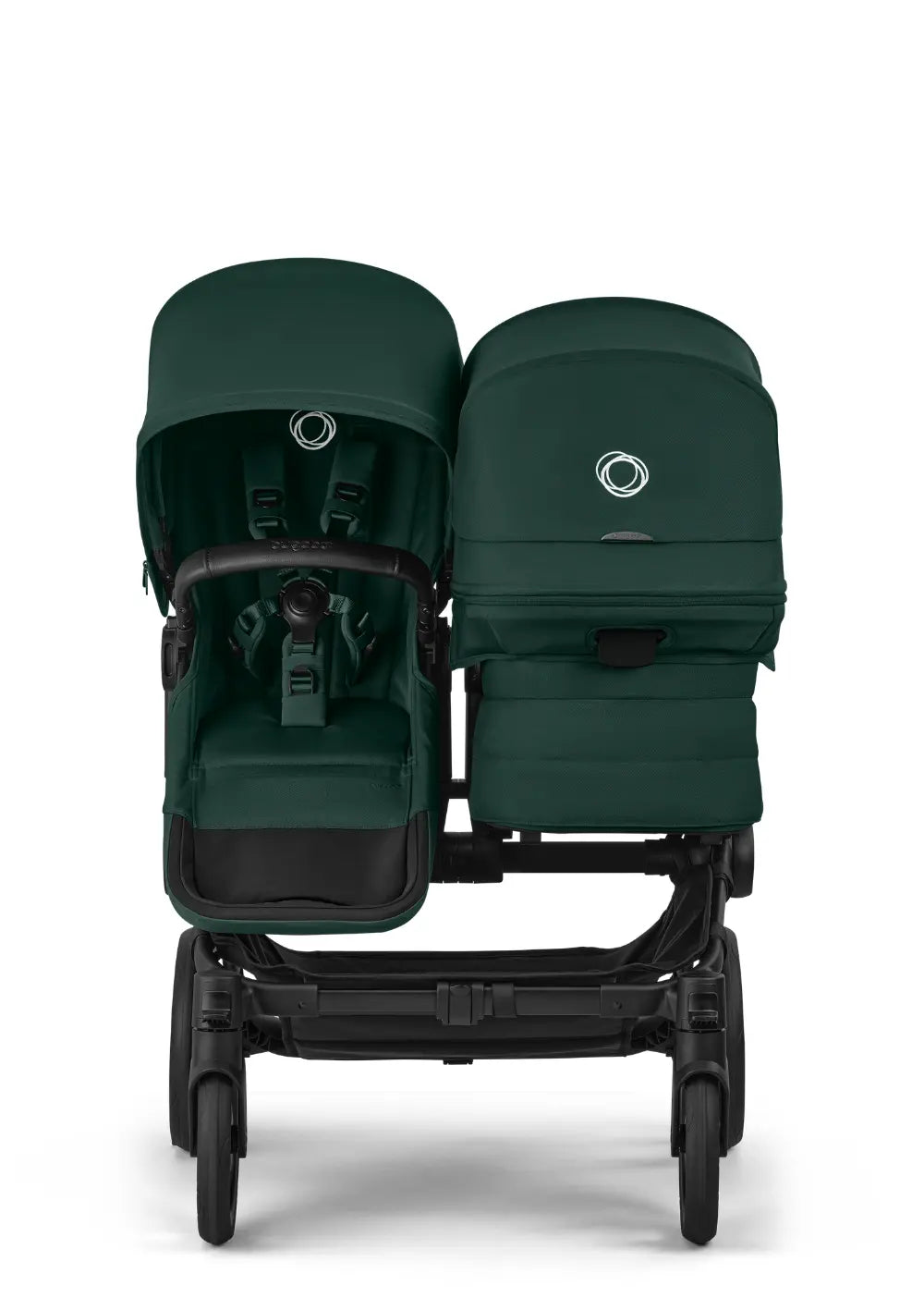 Bugaboo Geschwisterwagen 'Donkey 6 Duo' Fern Green