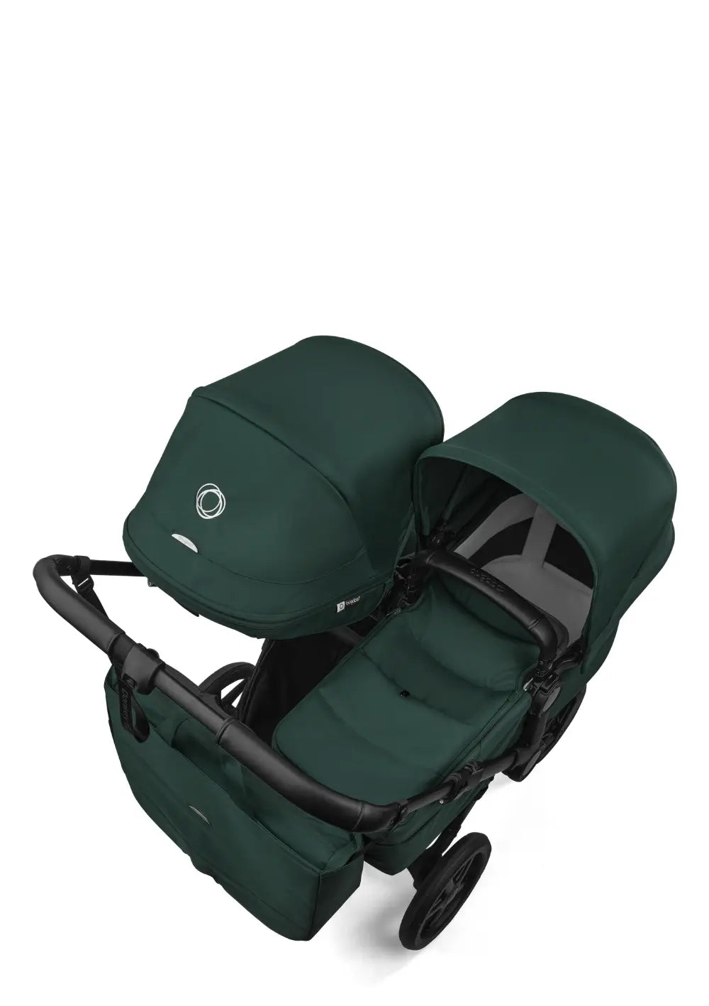 Bugaboo Geschwisterwagen 'Donkey 6 Duo' Fern Green