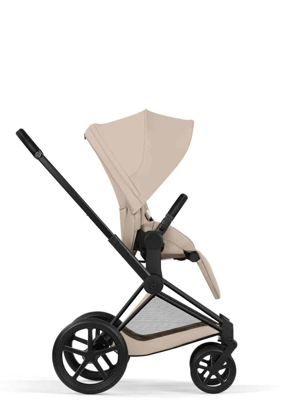 Cybex Kinderwagen-Set 'Priam Comfort' Cozy Beige (Matt Black Frame)