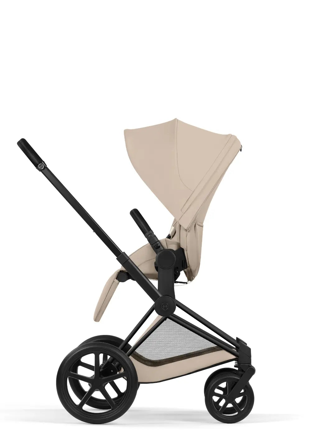Cybex Kinderwagen-Set 'Priam Comfort' Cozy Beige (Matt Black Frame)