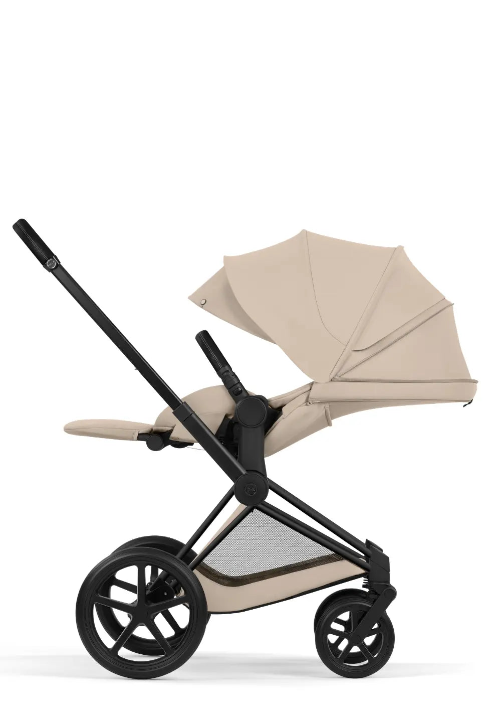 Cybex Kinderwagen-Set 'Priam Comfort' Cozy Beige (Matt Black Frame)
