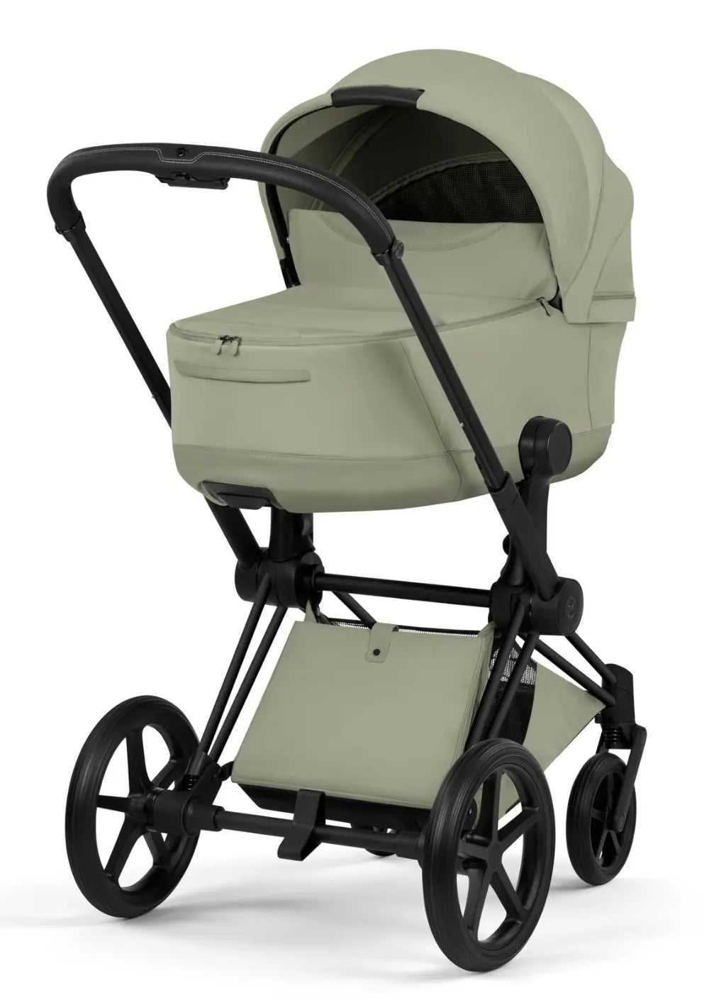 Cybex Kinderwagen-Set 'Priam Style' Sage Green (Frame Matt Black)
