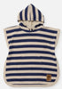 UV-Poncho (UPF 50+) 1-3 Jahre Navy Stripe