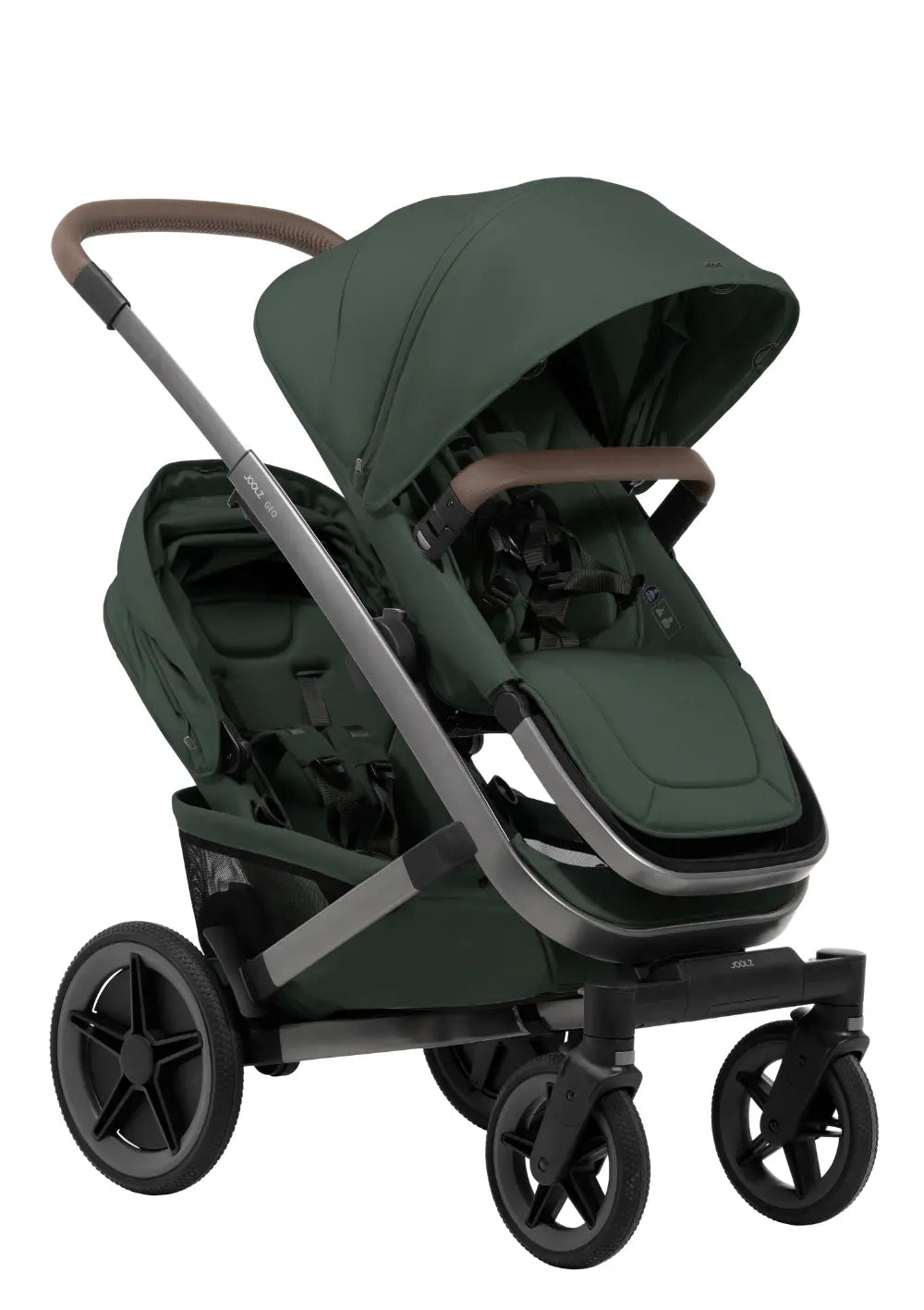Joolz Zwillingskinderwagen-Set 'Geo5 Twin' Forest Green