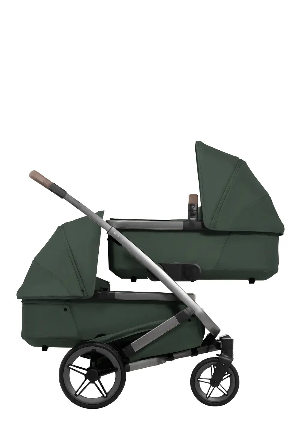 Joolz Zwillingskinderwagen-Set 'Geo5 Twin' Forest Green