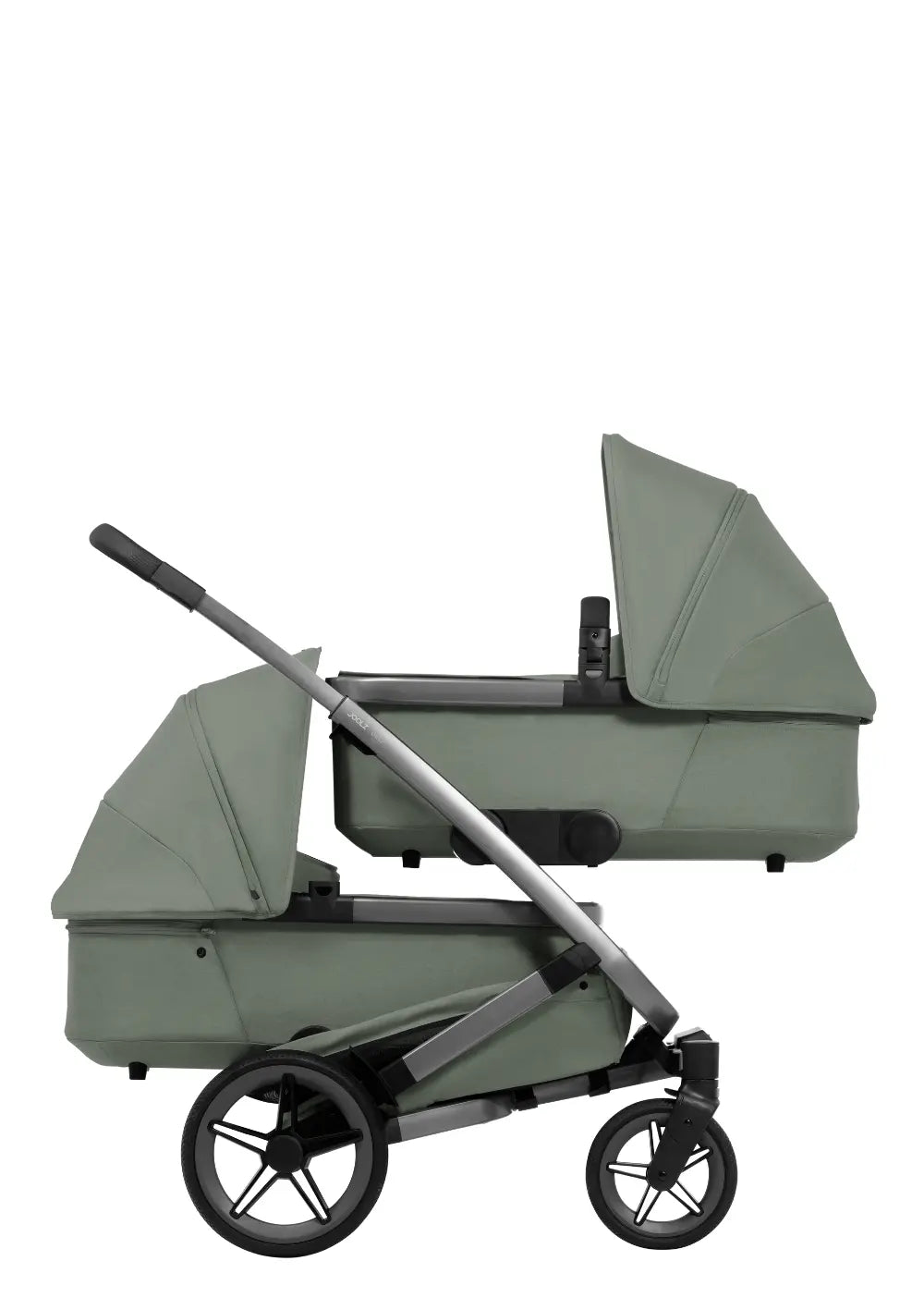 Joolz Zwillingskinderwagen-Set 'Geo5 Twin' Sage Green