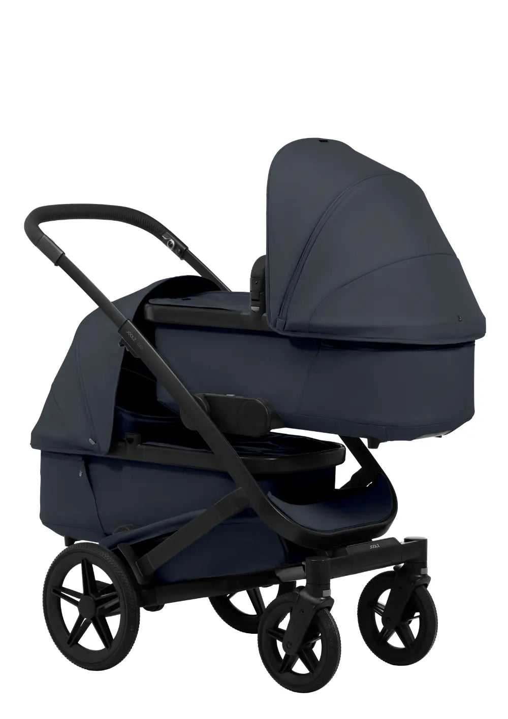 Joolz Zwillingskinderwagen-Set 'Geo5 Twin' Dark Navy Blue