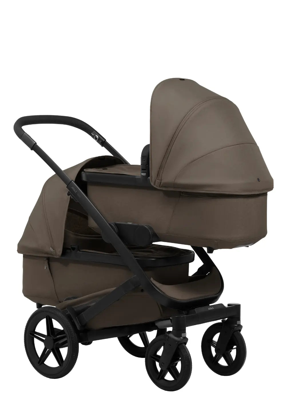 Joolz Zwillingskinderwagen-Set 'Geo5 Twin' Hazel Brown
