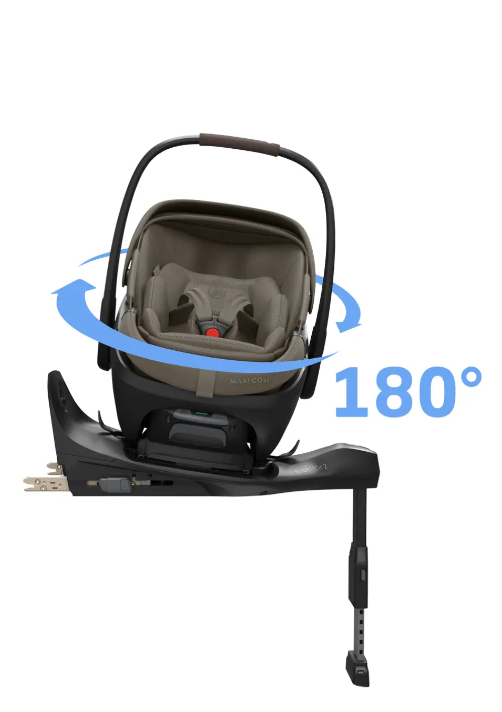 Maxi-Cosi Babyschale 'Coral Slide Pro' Oak Truffle