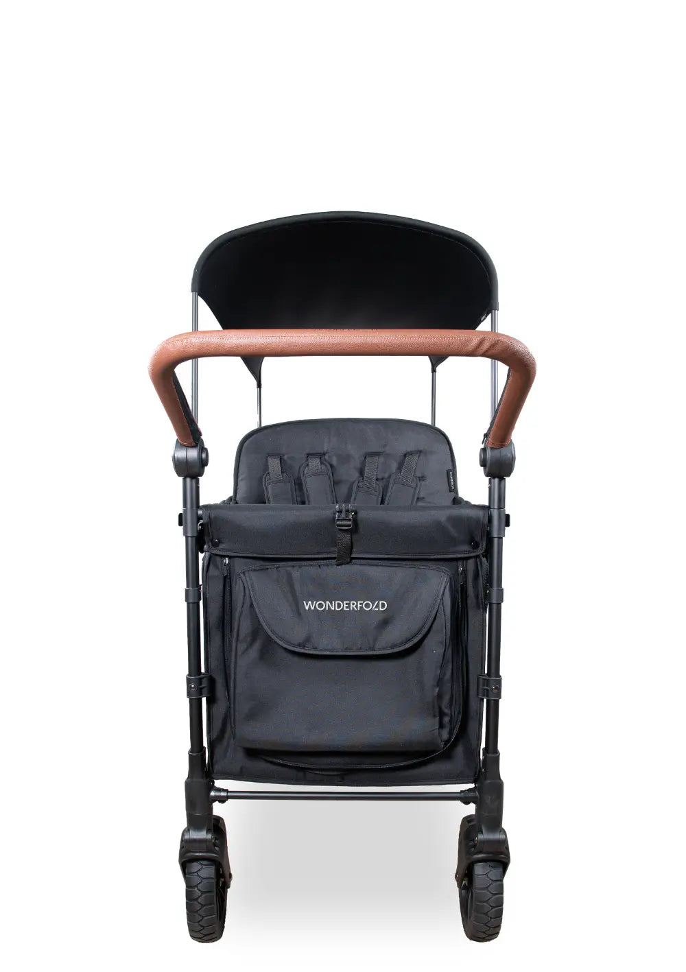 WonderFold W6 Luxe Pro Kinderwagen 6-Sitzer Jet Black