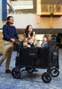 W4 Luxe Pro Kinderwagen 4-Sitzer Jet  Black