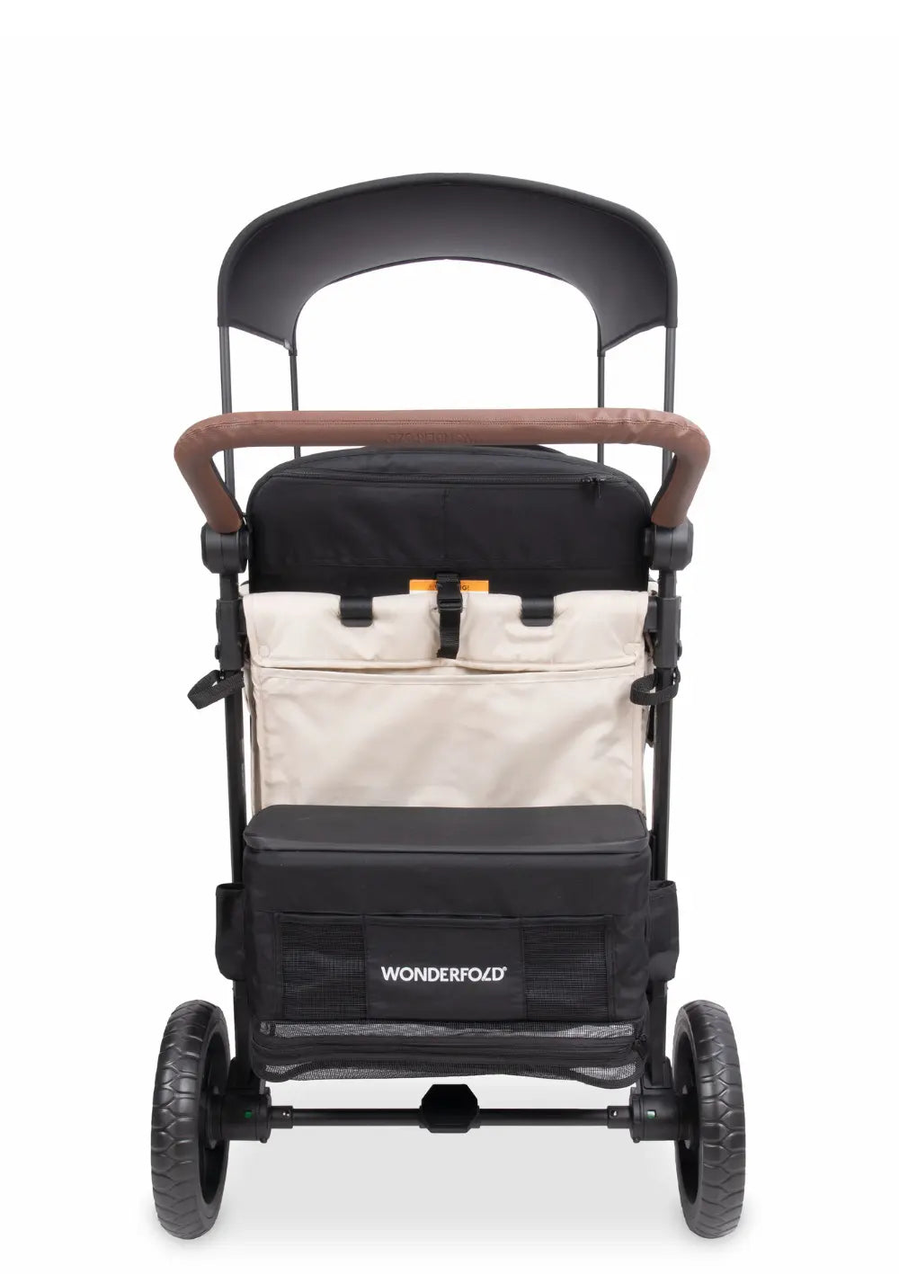 WonderFold W4 Luxe Pro Kinderwagen 4-Sitzer Sandy Beige